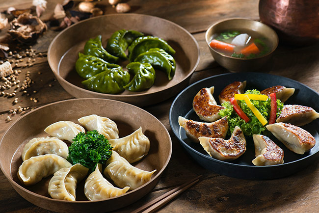 dumplings on the table