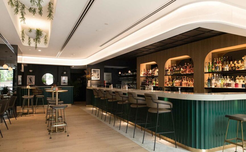 interior of maybe sammy restaurant and bar