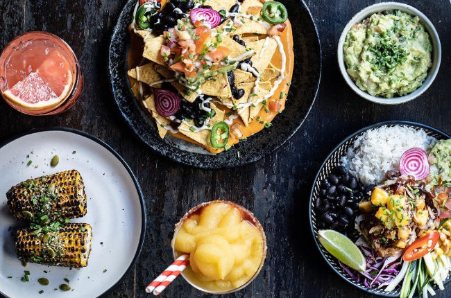 plates of delicious Mexican food