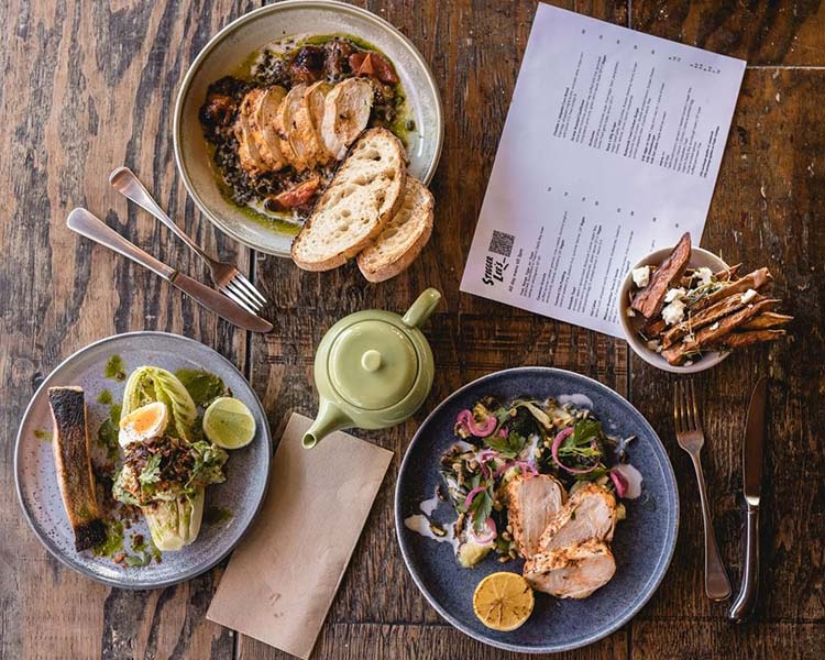 a selection of meals from the menu at stagger lees in melbourne